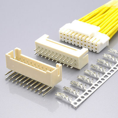 2.0mm Circuit Board Wire Connectors Wafer Hai hàng góc phải 90 ° Dip Type PHB2.0 Series