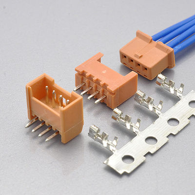 Dây wafer 1.25mm đến bảng kết nối đơn hàng UL94V0 nylon-66 2-8pin DF13